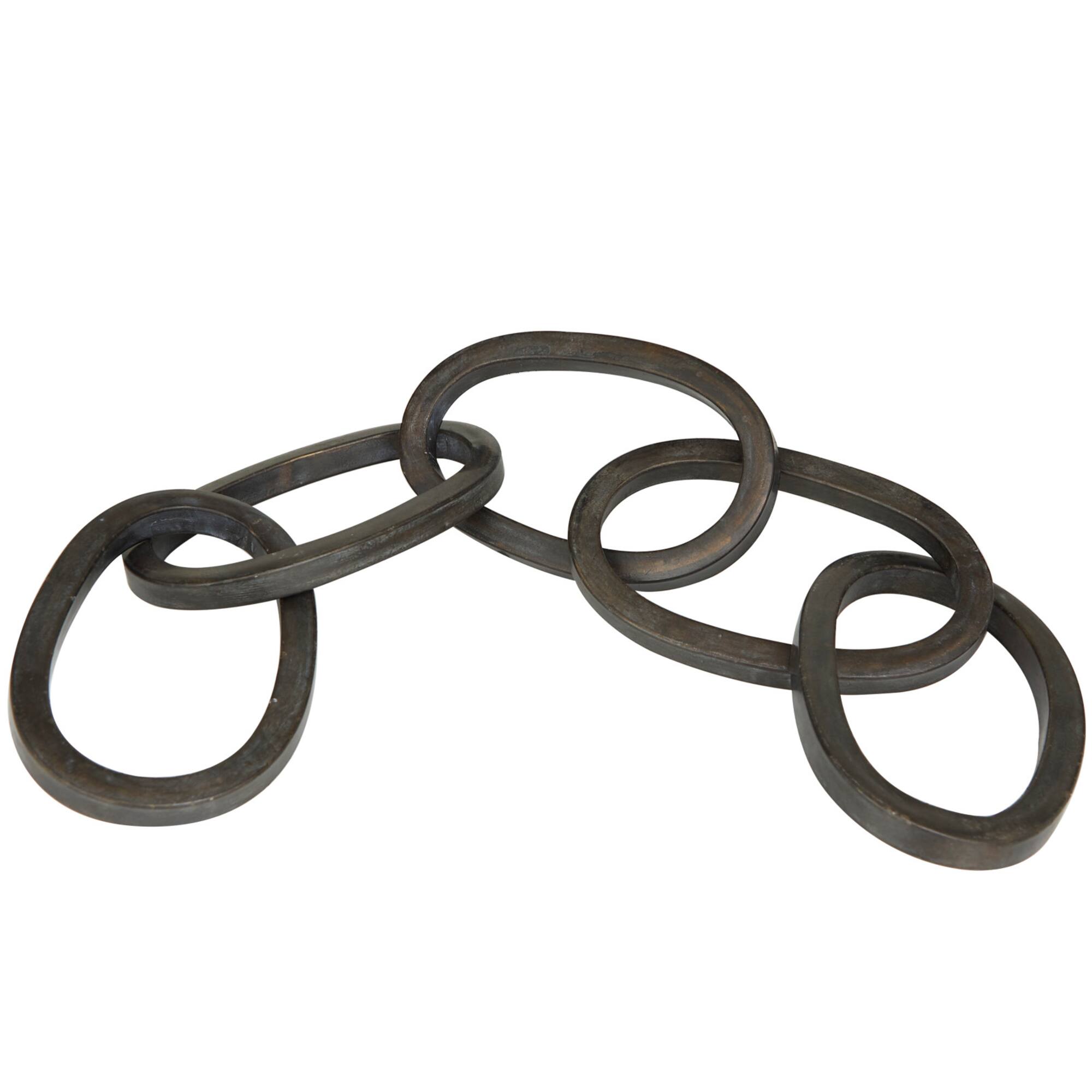 CosmoLiving by Cosmopolitan 3ft. Metal Chain Sculpture